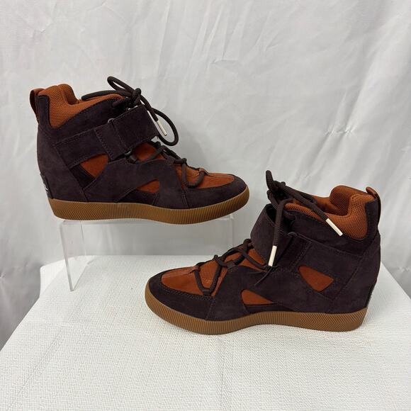 Sorel Out N About III Mid Wedge Boots Womens Size 9.5 Brown Shoes - Picture 10 of 11